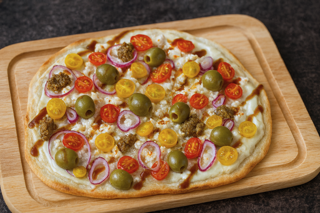 Griechischer Flammkuchen
