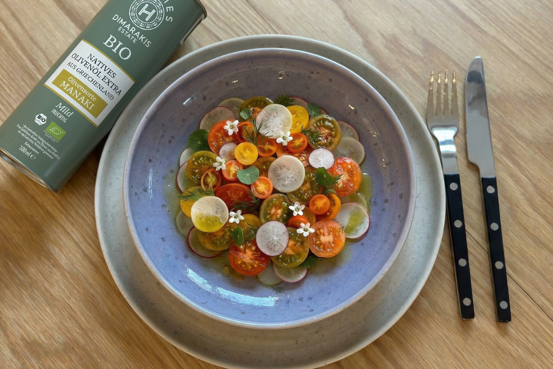 Radieschen-Tomaten-Salat