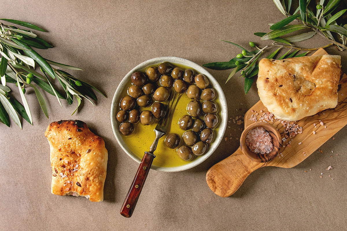 BIO Grüne Oliven ohne Kern in Lake - HERMES BIO