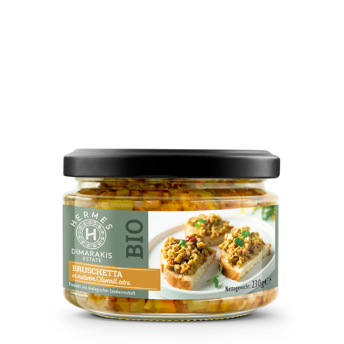 BIO Bruschetta in BIO nativem Olivenöl extra - HERMES BIO