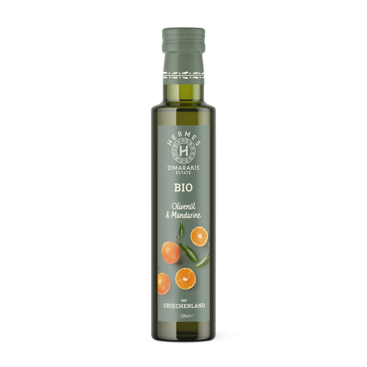 BIO Olivenöl &amp; Mandarine - HERMES BIO - 250 ml Flasche