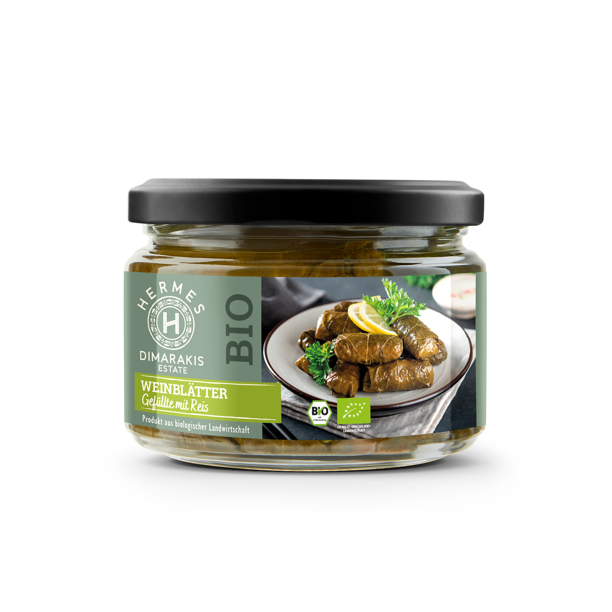 BIO Weinblätter gefülllt mit Reis - HERMES BIO