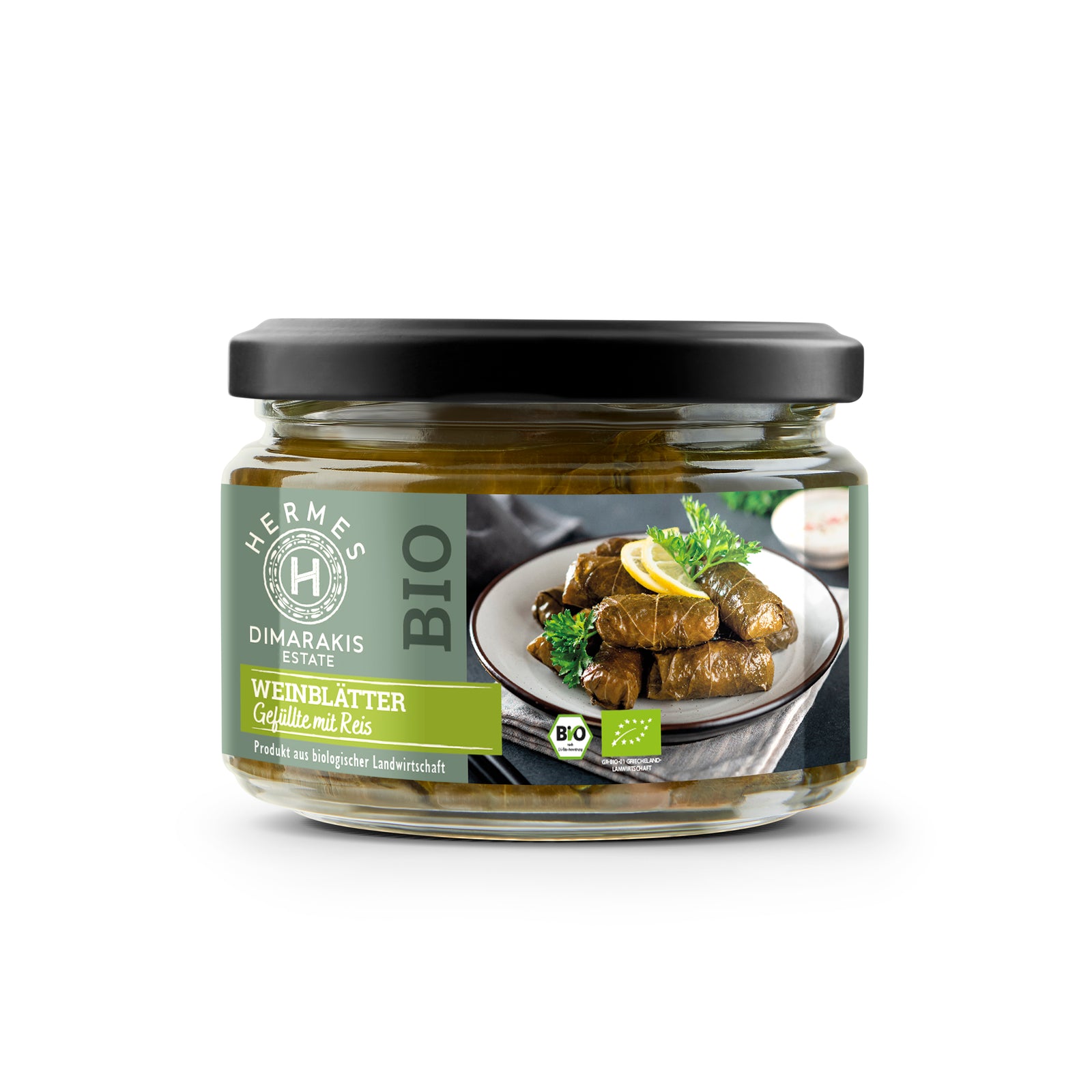 BIO Weinblätter gefülllt mit Reis - HERMES BIO